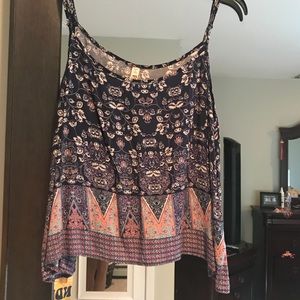 Thin strap tank top